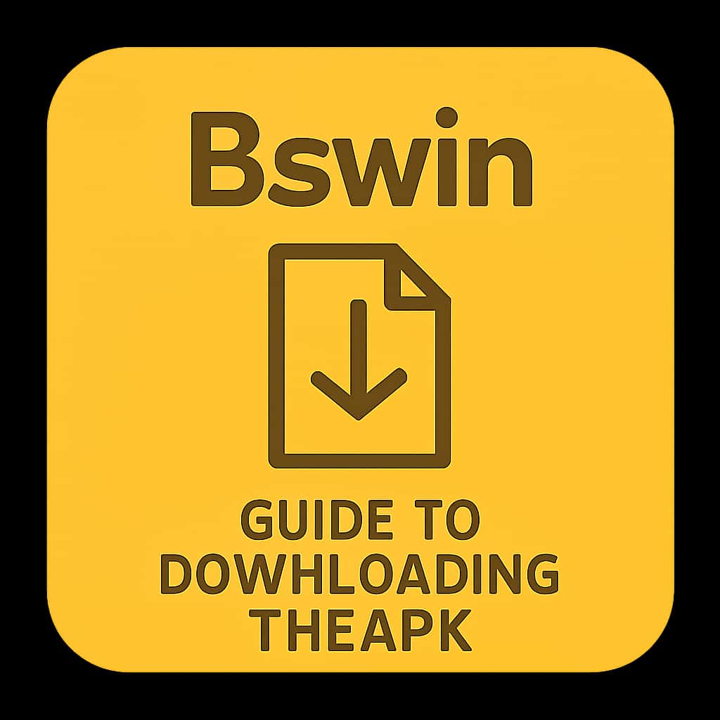 A badge representing the Bswin APK download guide.