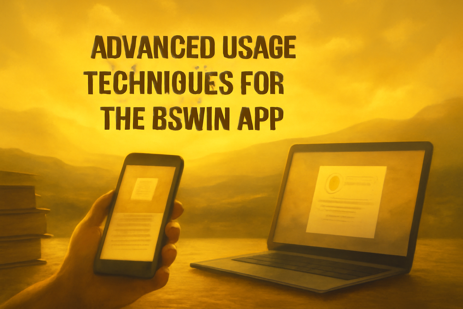 Informational graphic on security tips for Bswin users.