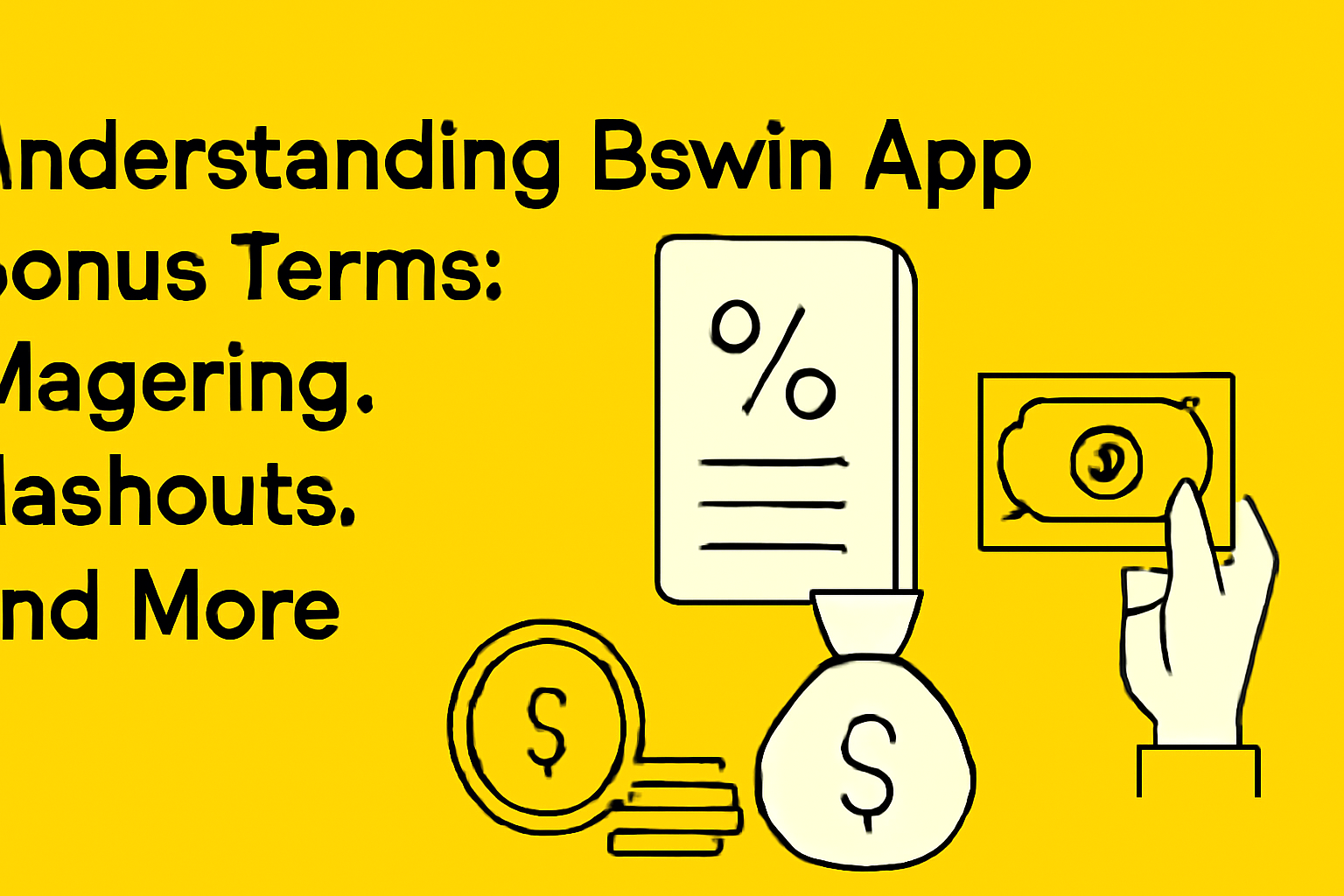 An informational overview of the Bswin App Guidelines with technological elements.