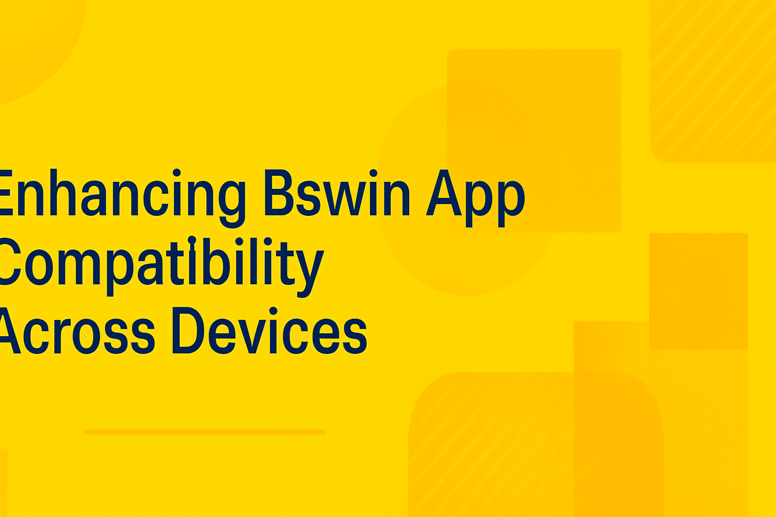 Informational graphic illustrating the download process for the Bswin mobile application.