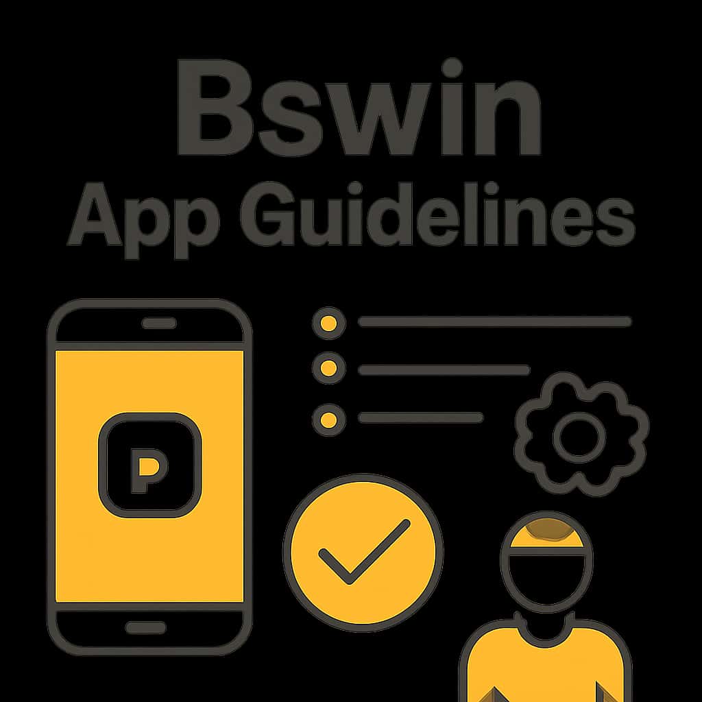 An educational diagram of the Bswin App installation process.
