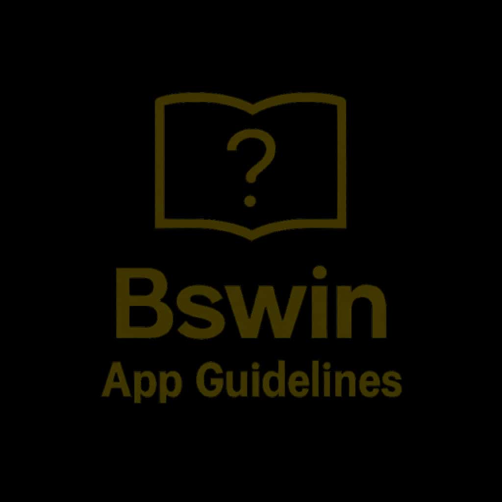 An icon representing Bswin App Guidelines.