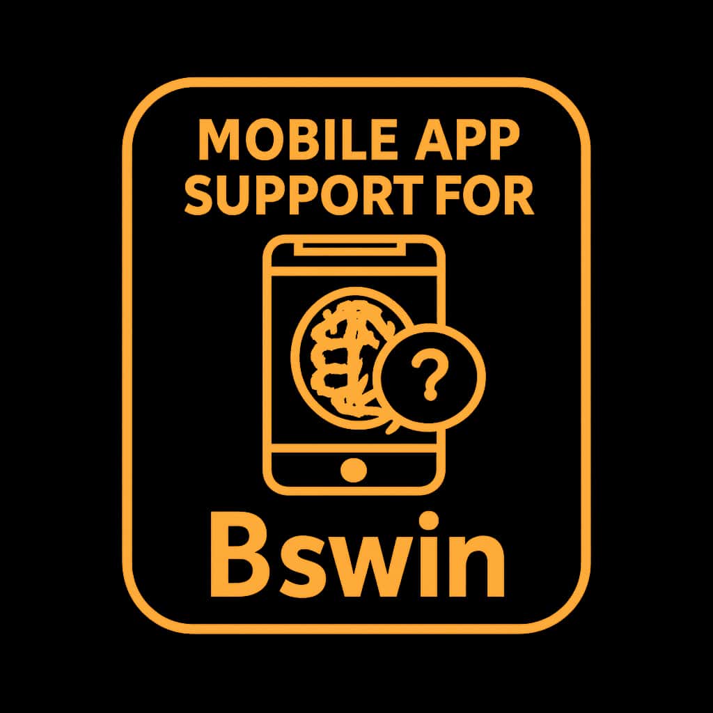 An icon symbolizing Mobile App Support for Bswin.