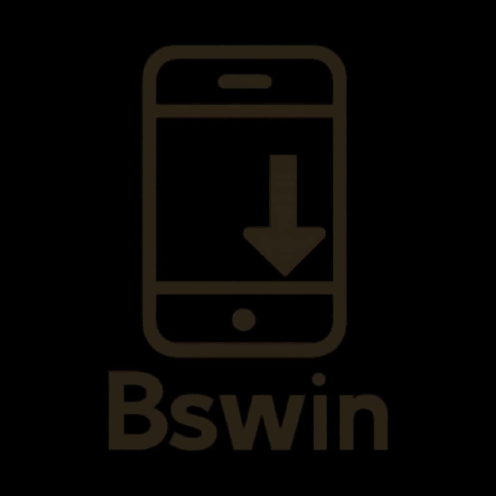Badge representing Bswin mobile download support.