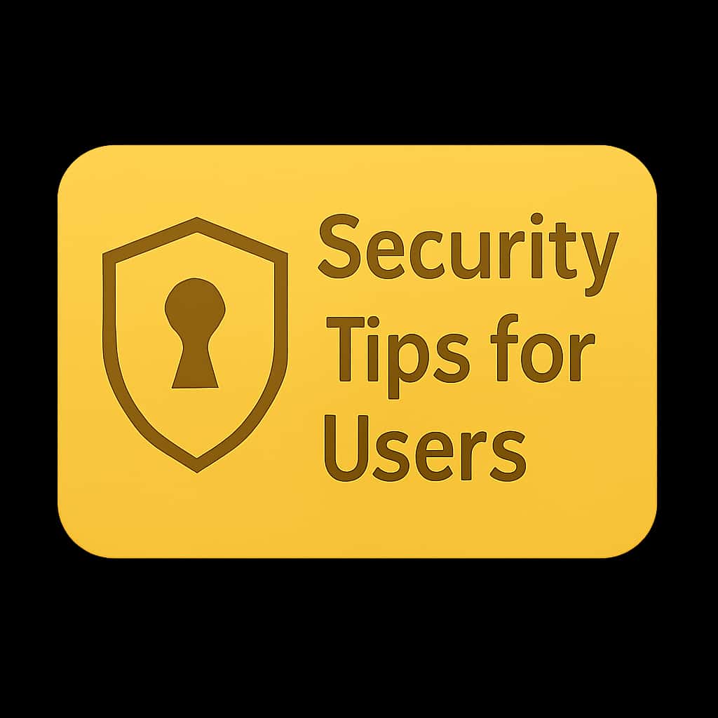 Badge illustration for Bswin security tips.