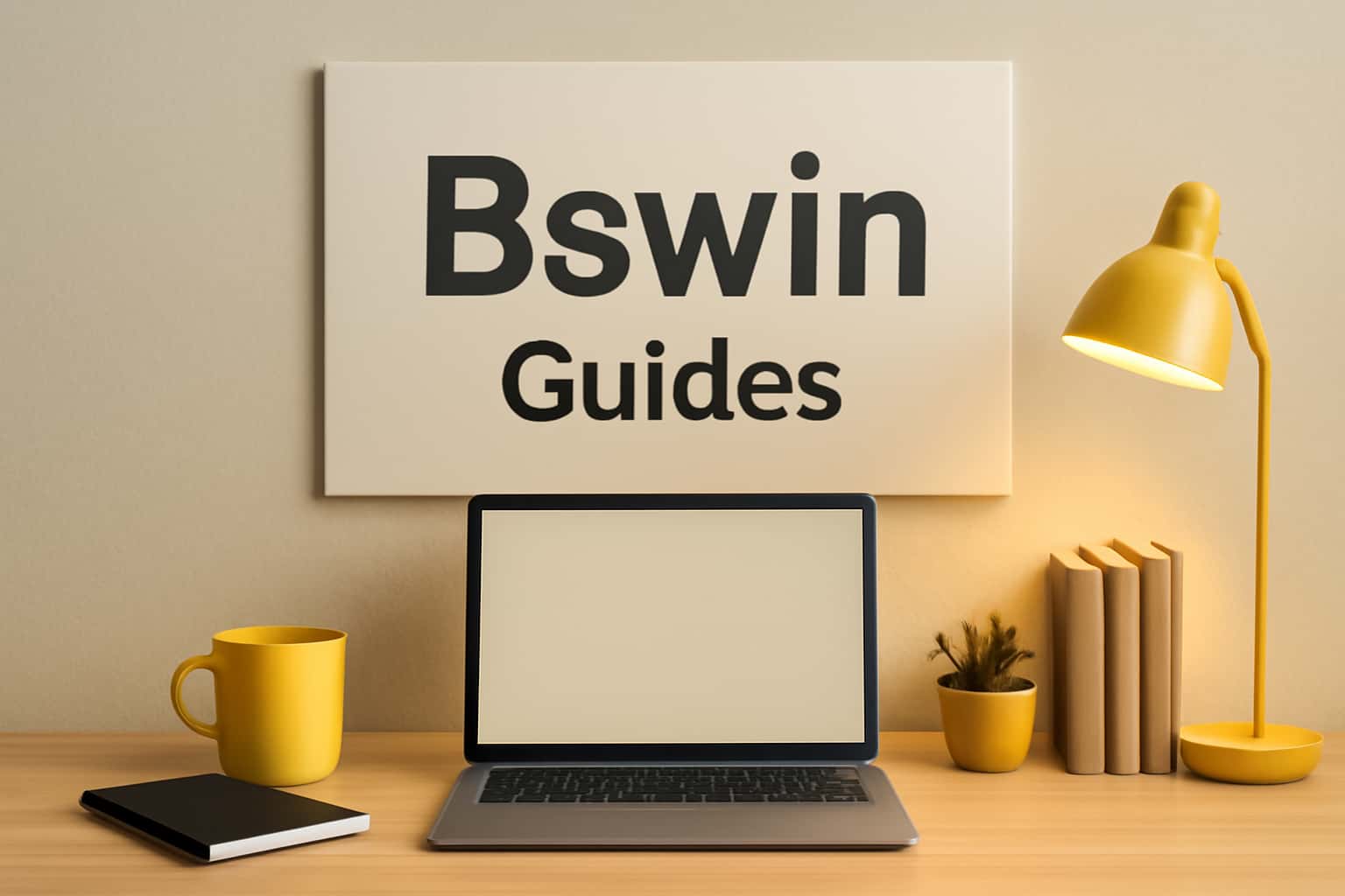 Informational scene depicting Bswin Guides content.