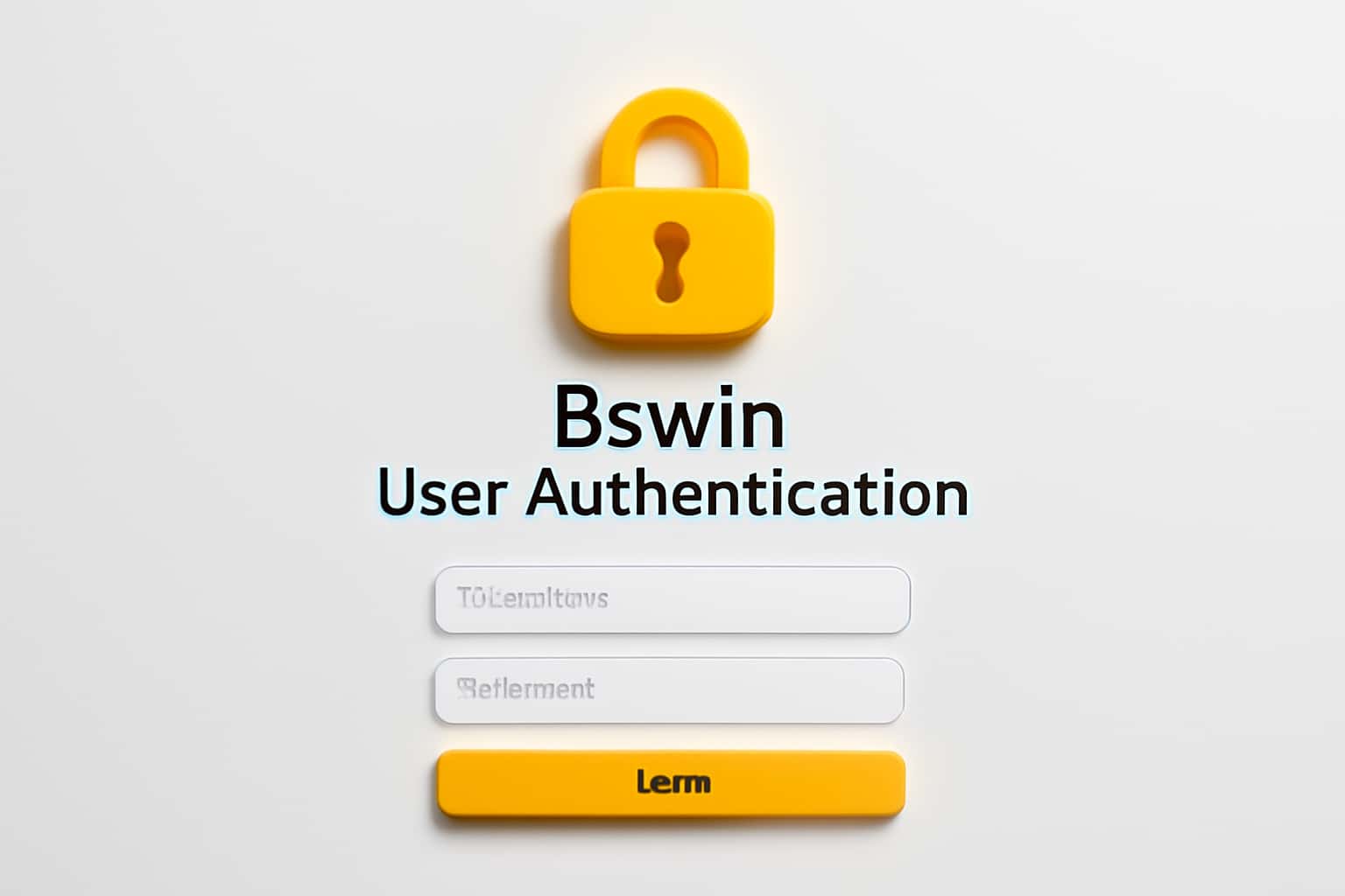 Bswin User Authentication Interface