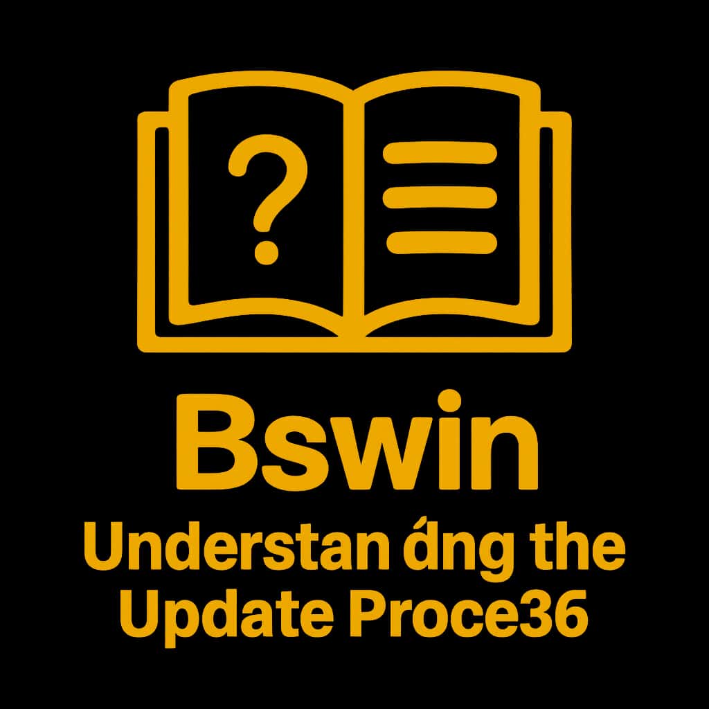Icon representing the Bswin update process guide.